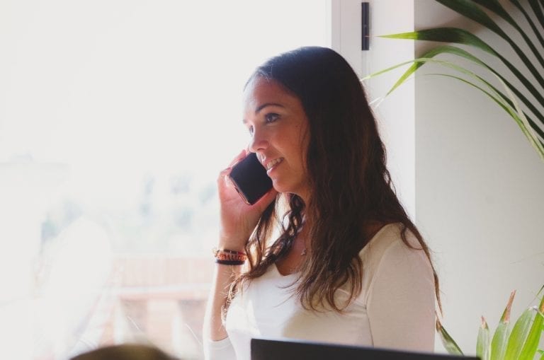 Woman On Phone